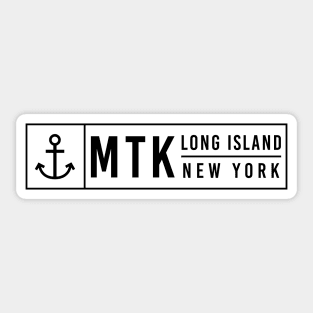 Anchor Block MTK Long Island New York Sticker